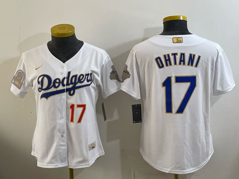 youth Los Angeles Dodgers #17 Ohtani white Game 2026 Nike MLB Jersey 4010001